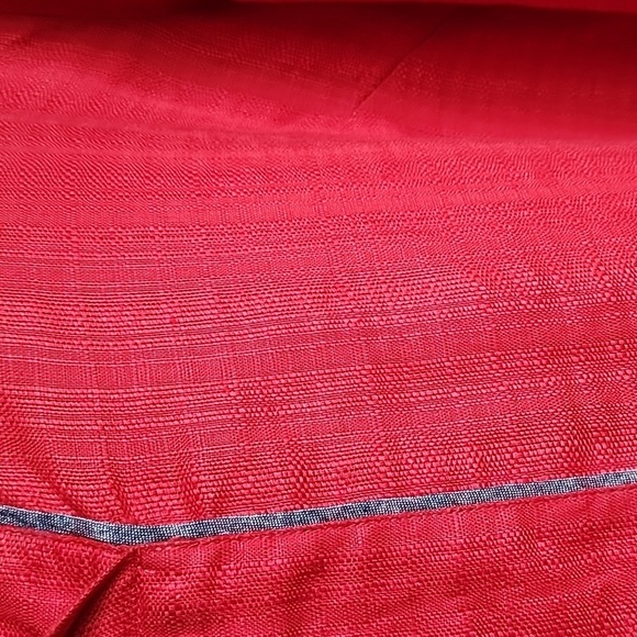 Vintage Pendleton womens red linen blouse size 16 - Picture 3 of 6
